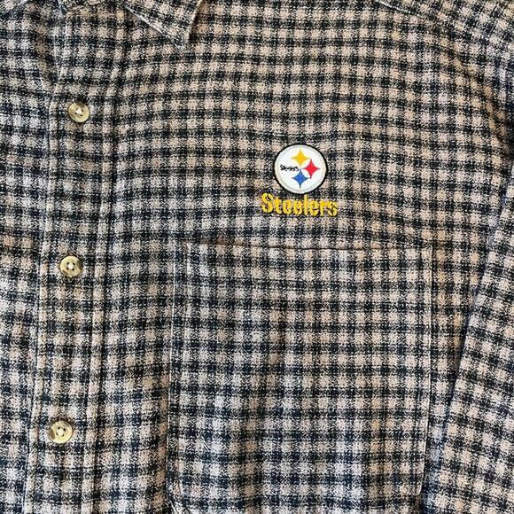 Vintage‎ NFL Steelers Lee Sports Flannel - size L - Picture 3 of 8